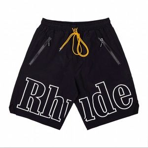 RHUDE  black shorts
